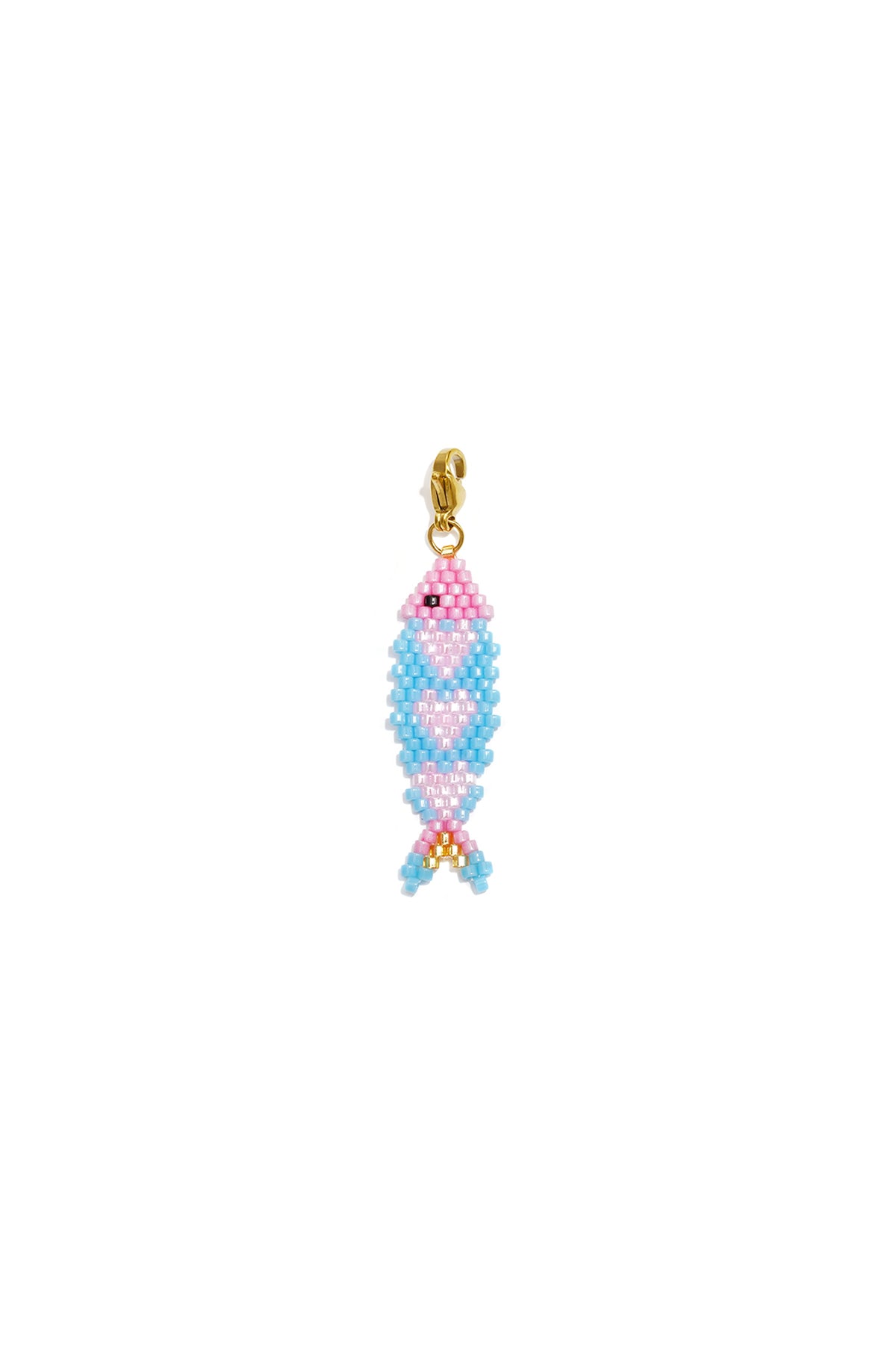 Composant de bijou en verre avec motif de poisson – plusieurs couleurs