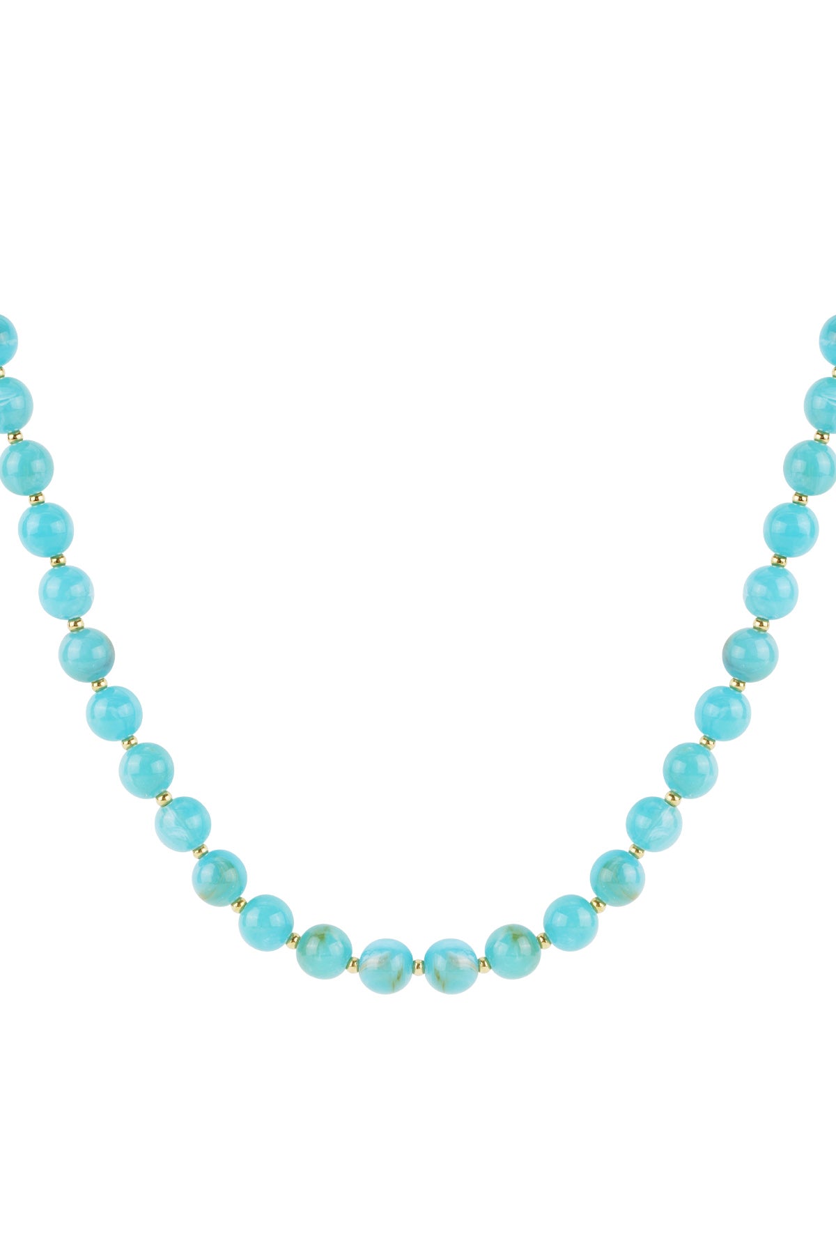 Collier de perles pour femme en acrylique – multicolore – fantaisie – photo 1
