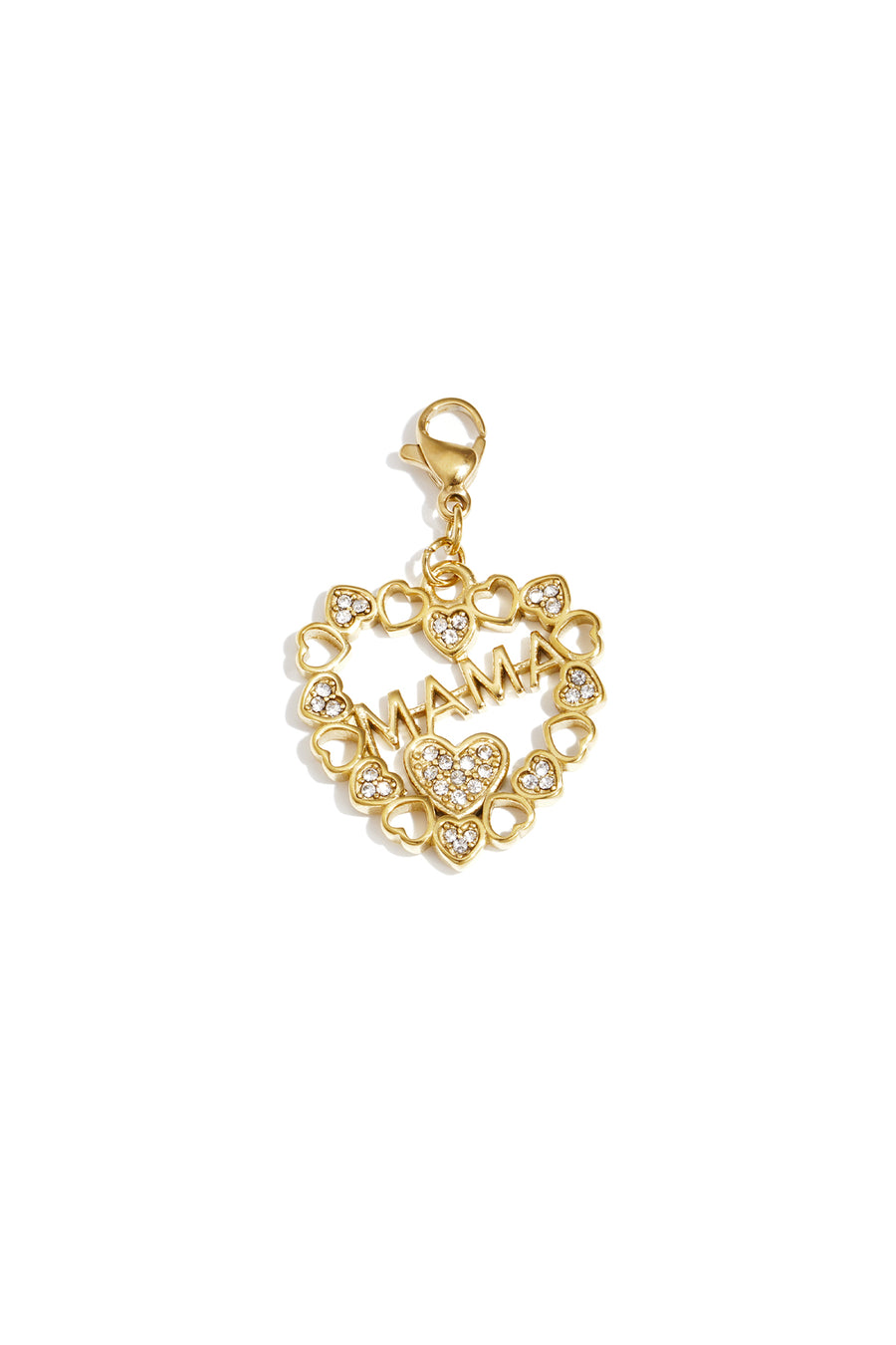 Composant de bijoux en acier inoxydable 304 en forme de cœur – doré