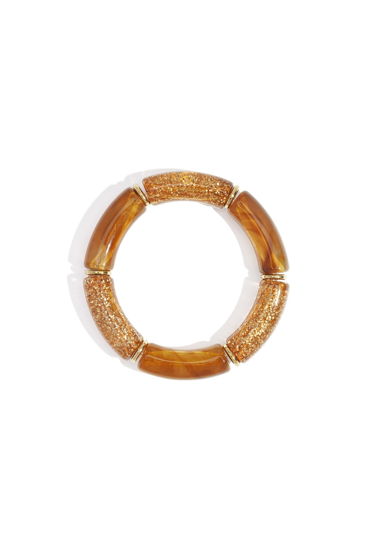 Bracelet à perles en acrylique pour femme – multicolore – style rétro