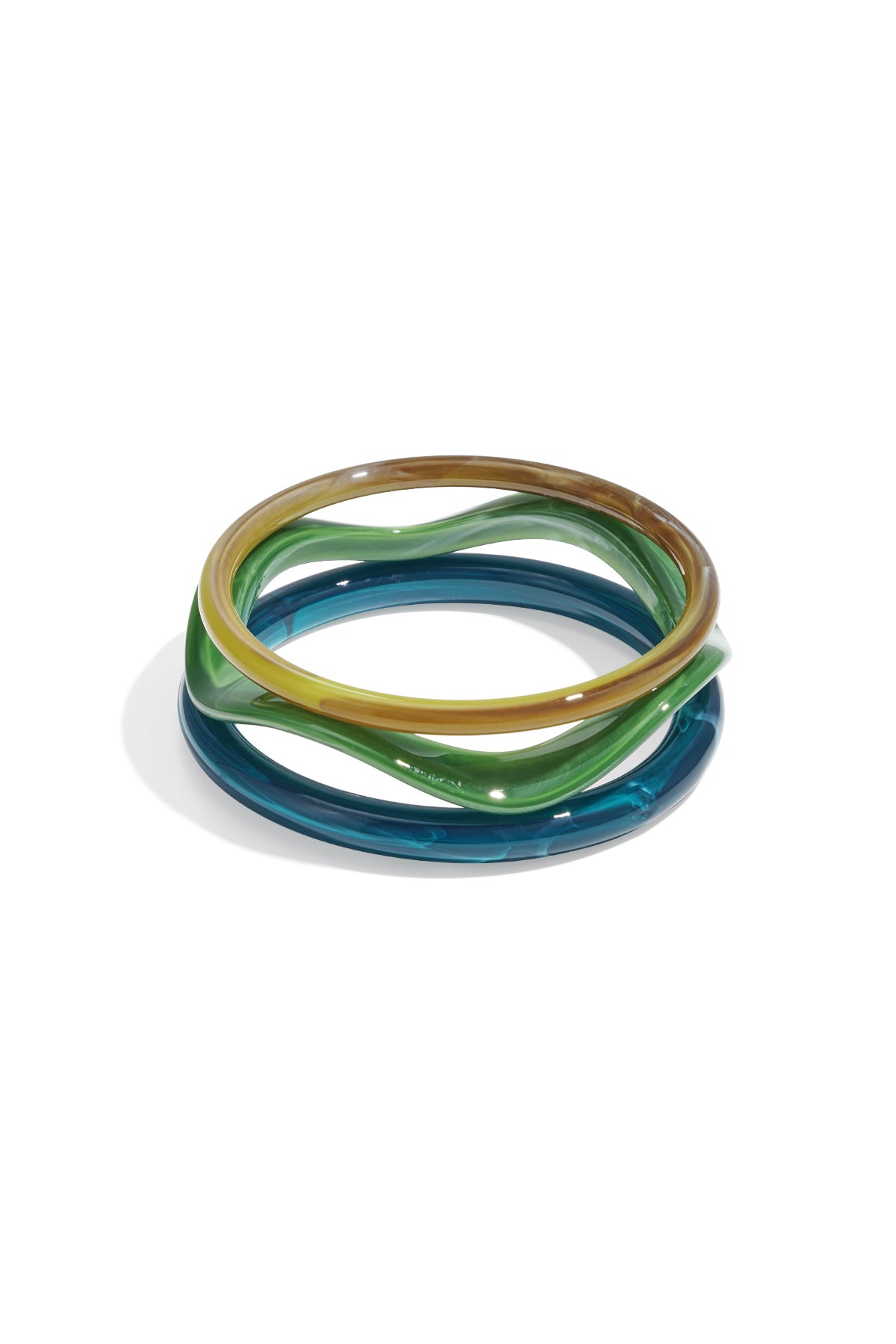 Women's Acrylic Solid Bangle – Multiple Colors
