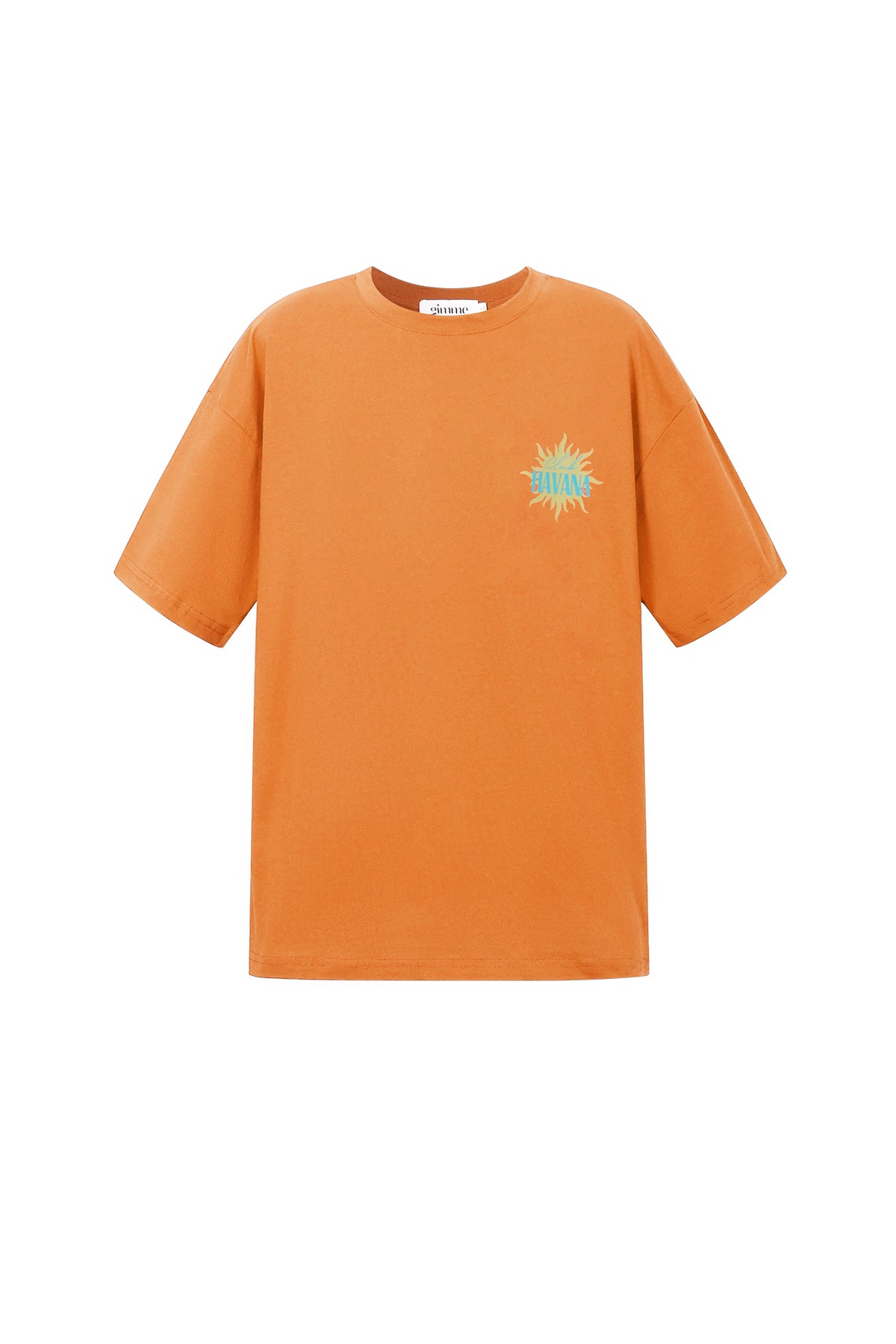 T-shirt femme col rond coupe décontractée – Havana