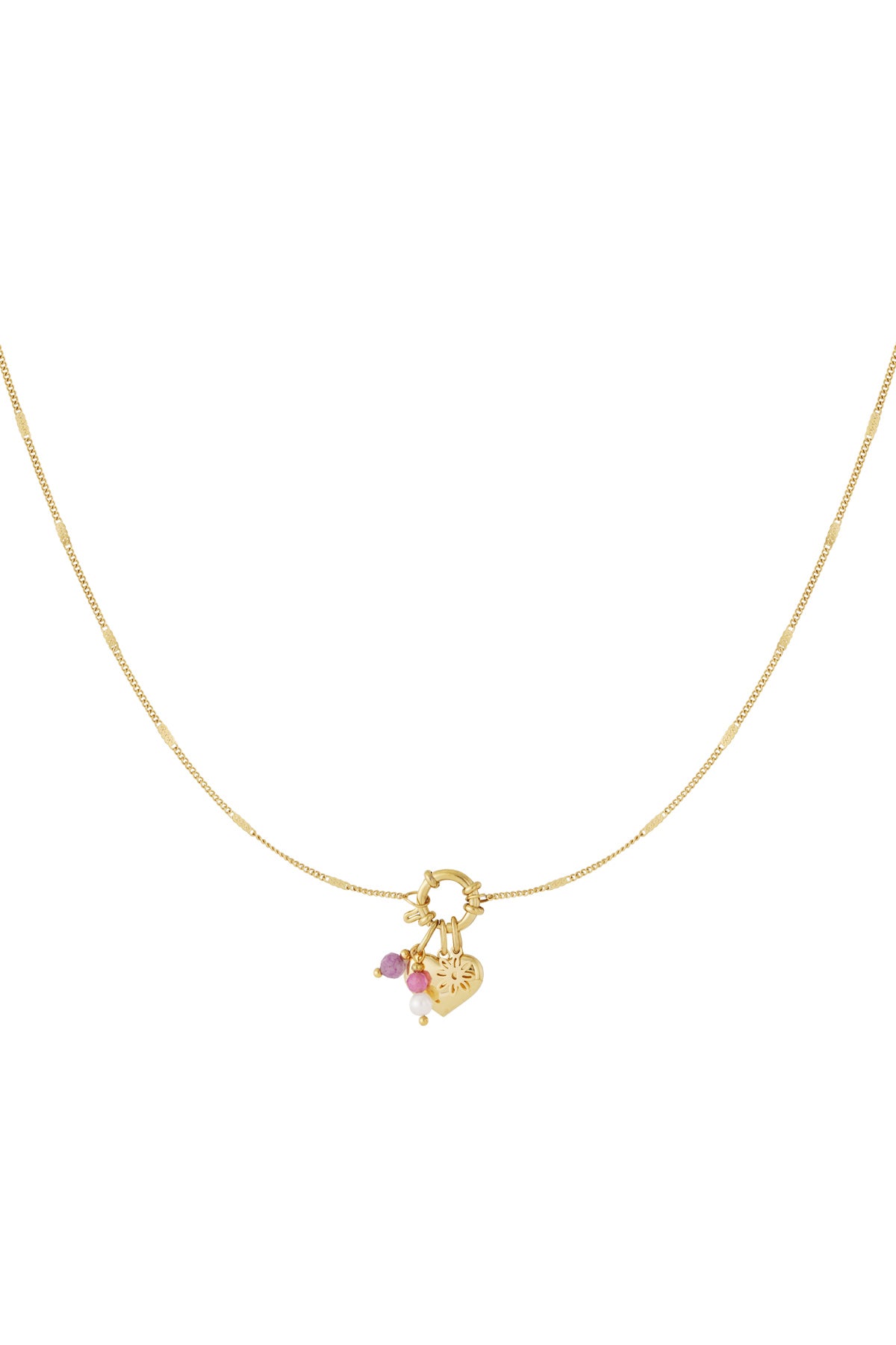 Mini hartje DIY ketting