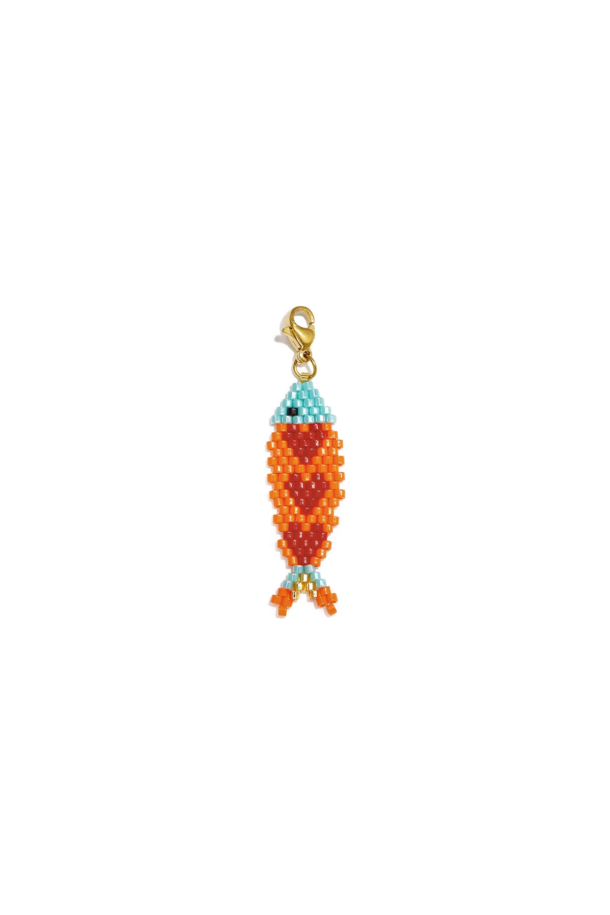 Composant de bijou en verre avec motif de poisson – plusieurs couleurs