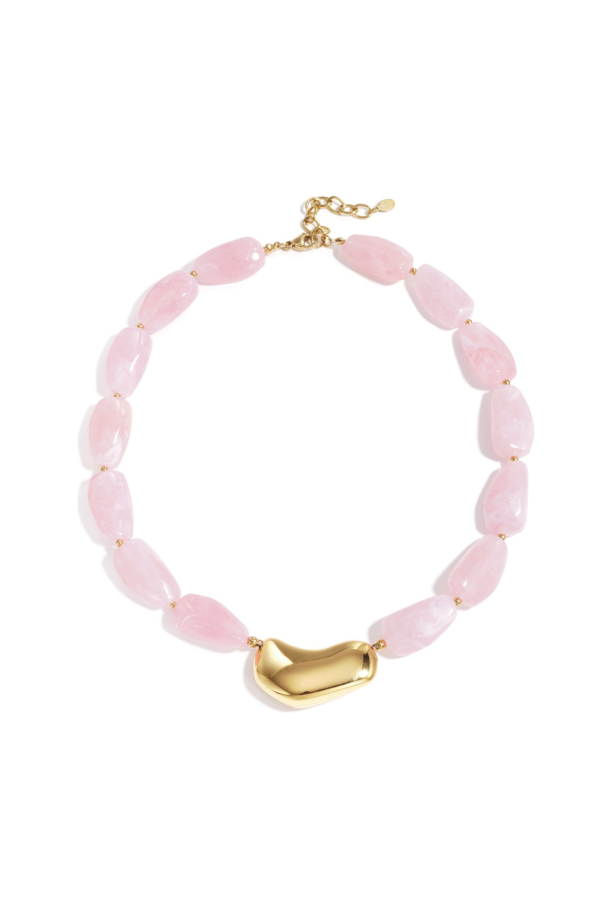 Ketting met asymmetrische statementkraal
