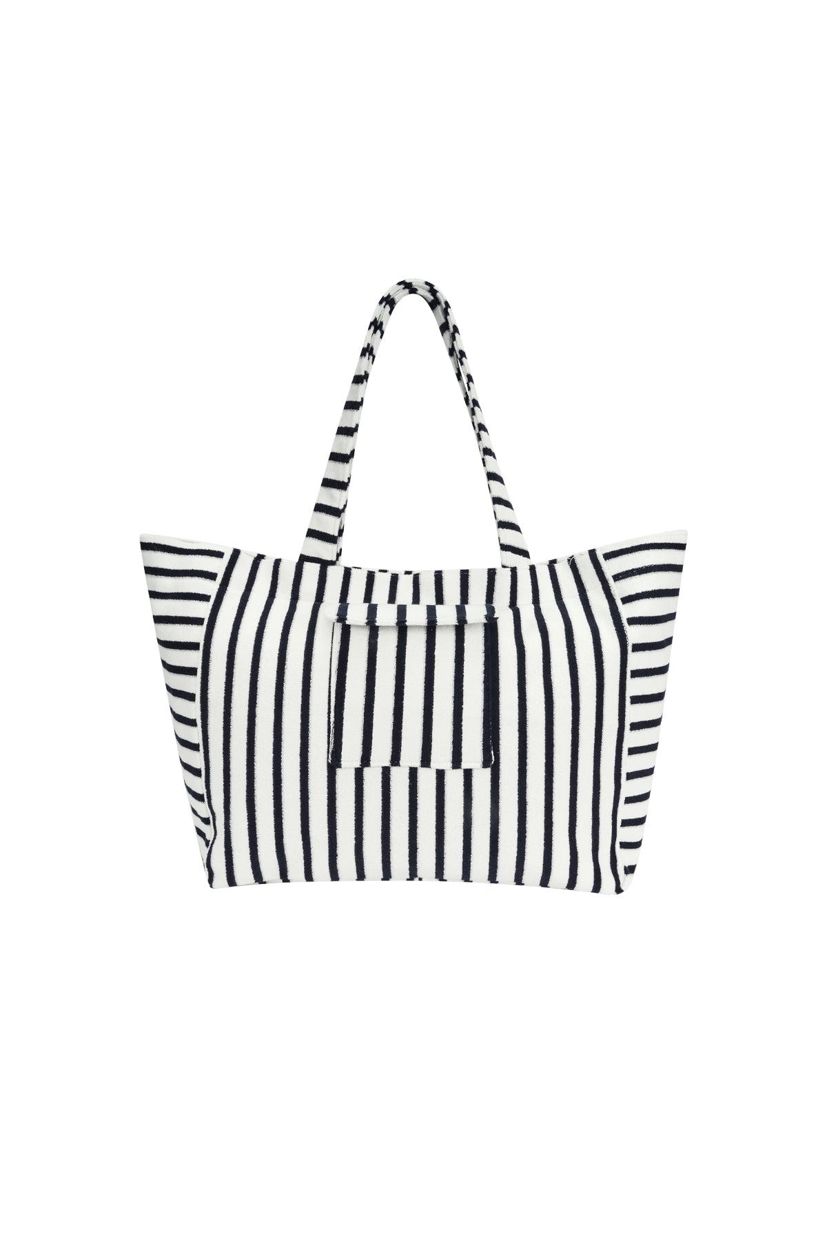 Shopper, 100% polyester, striped – various colors – casual