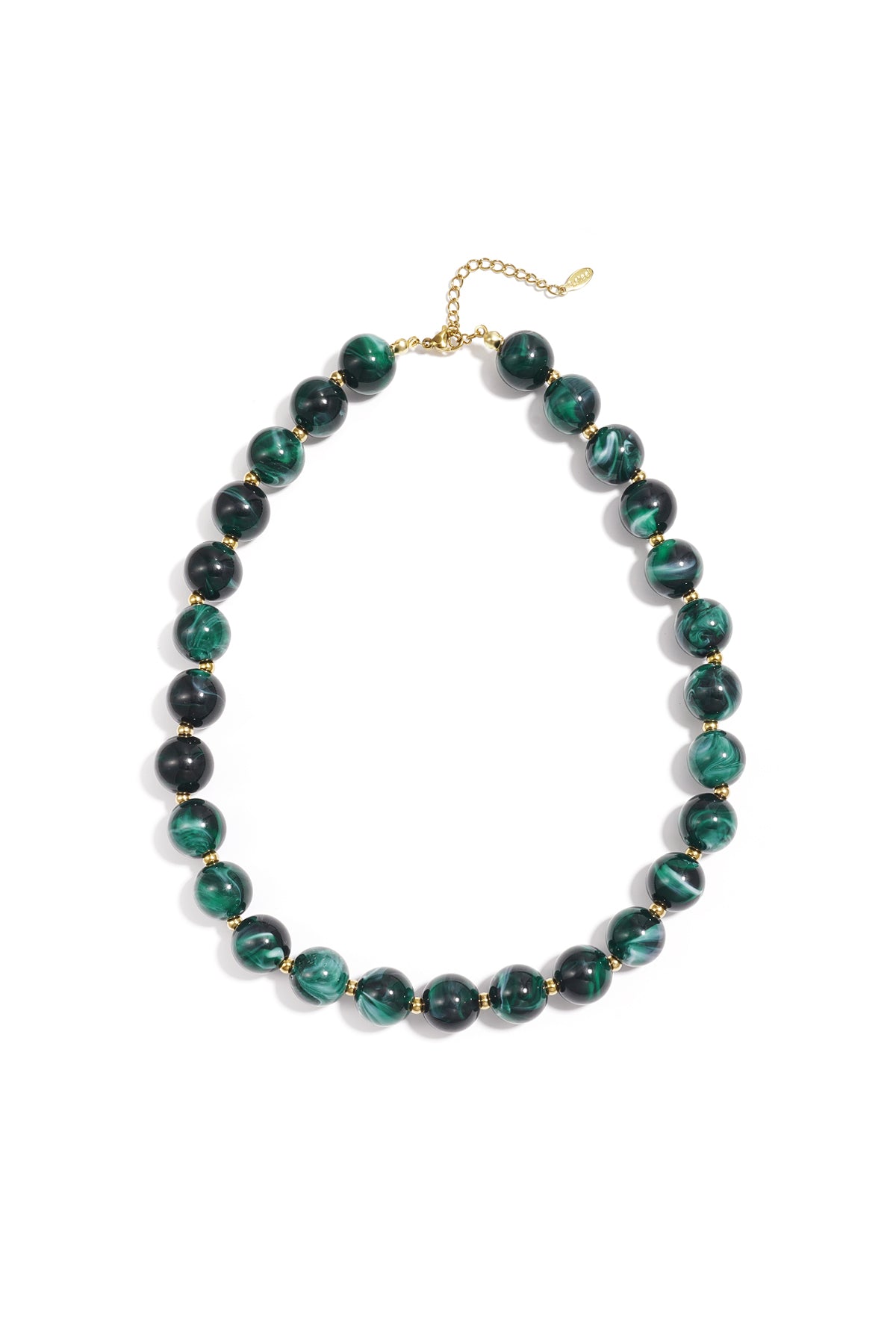 Collier de perles pour femme en acrylique – plusieurs couleurs – décontracté
