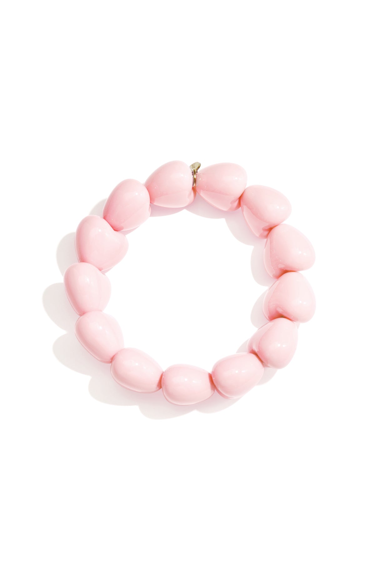 Armbandje met 13 kleine hartjes