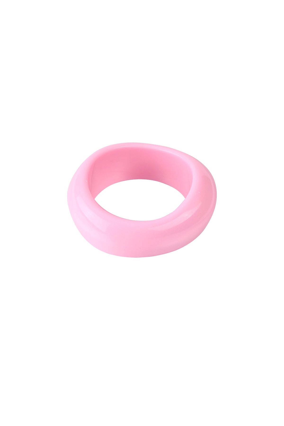 Women's Acrylic Solid Bangle – Multiple Colors