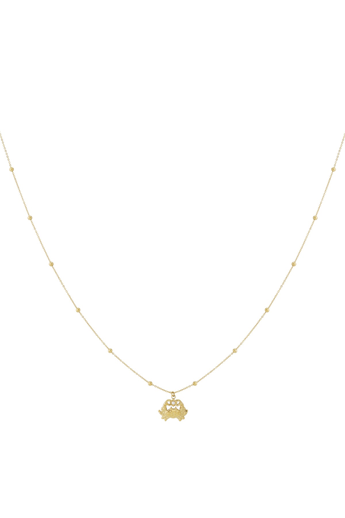 Collier pour femme avec pendentif en acier inoxydable 304, perle d'imitation à motif animalier