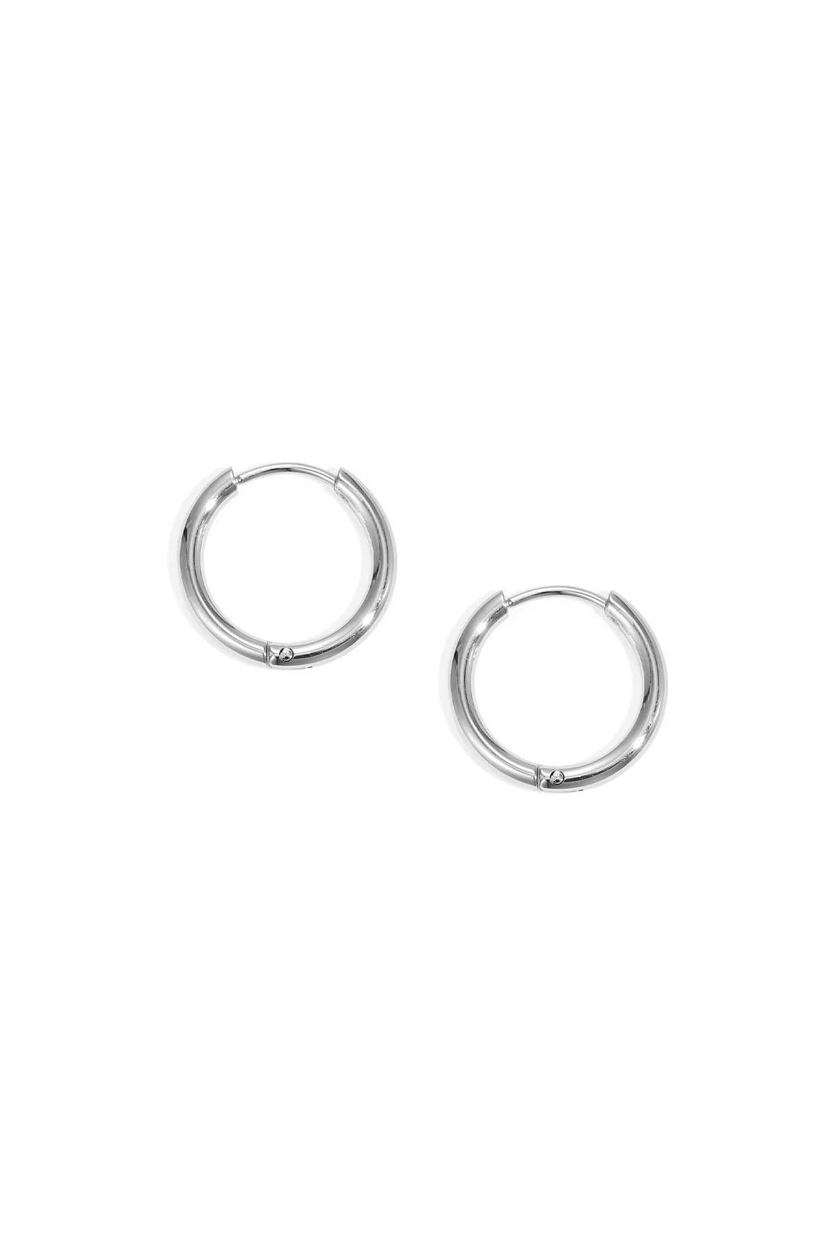 Oorbellen Little Hoops 1,6cm Goud kleur Stainless Steel