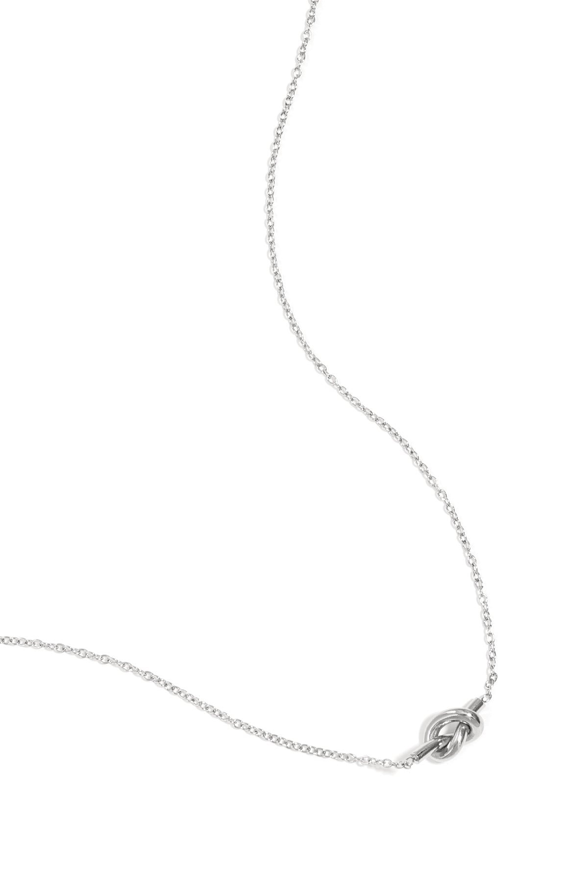 Women's necklace with organic shaped stainless steel pendant – gold-plated