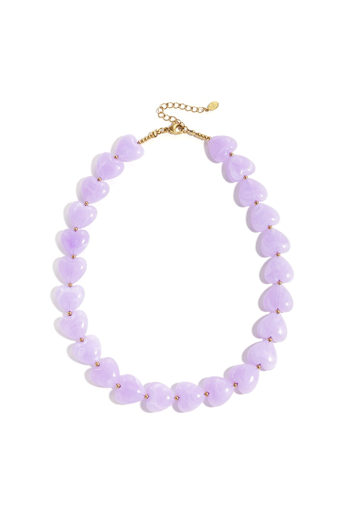 Women's Acrylic Beaded Necklace – Multi-color – Casual