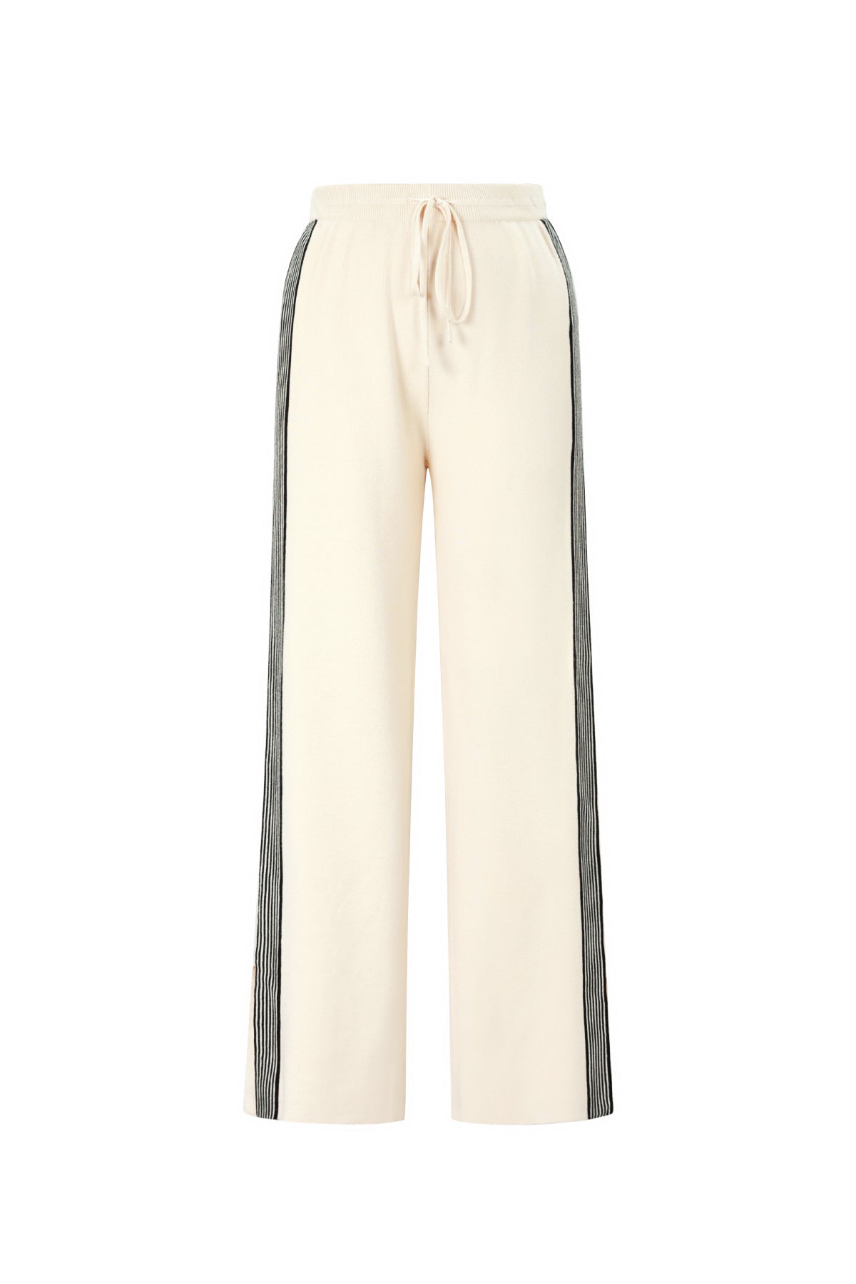 Dames gebreide broek met kleurcontrast – productfoto 13
