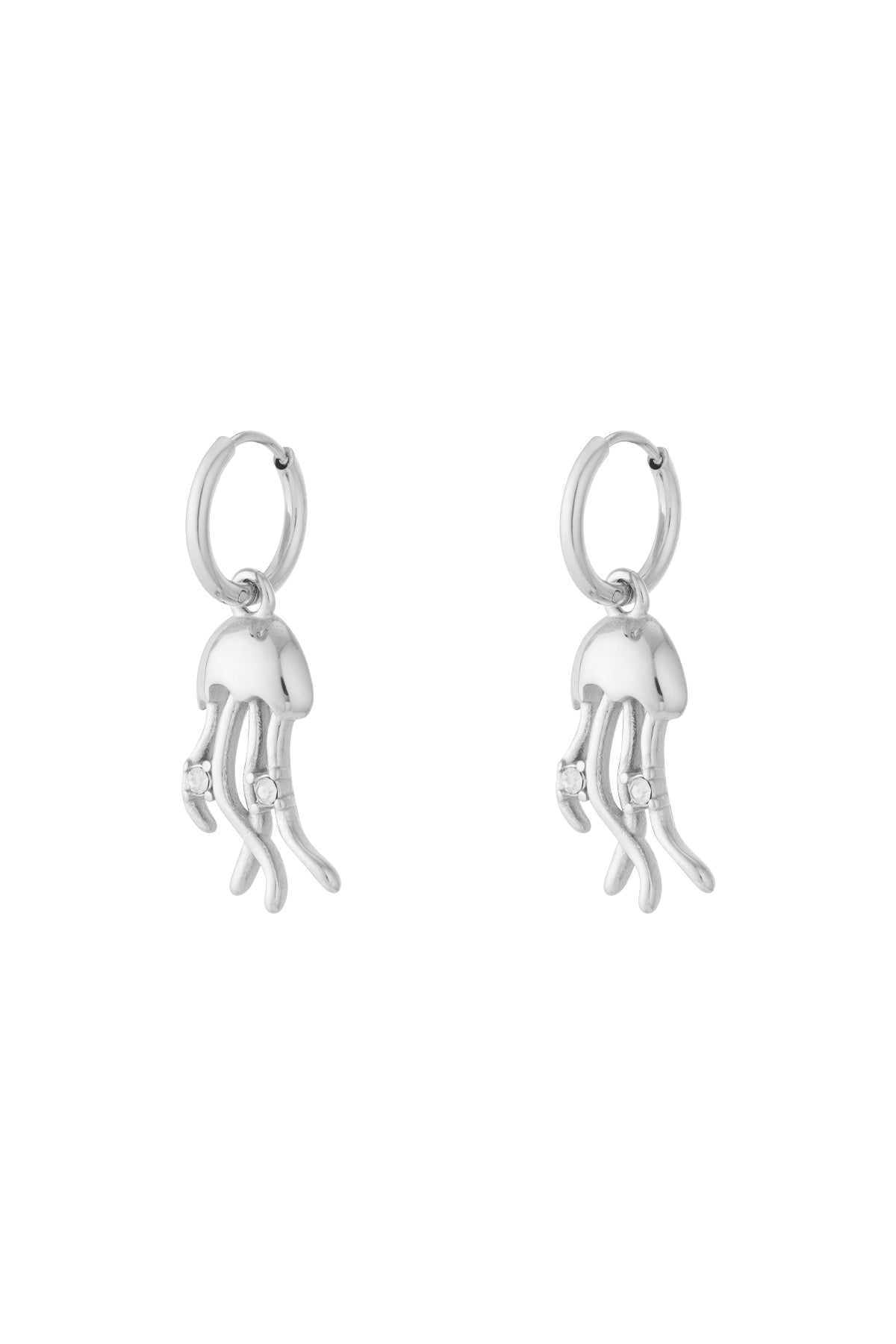 Dangle Earrings for Women, 304 Stainless Steel, Ocean Detail – Gold-colored