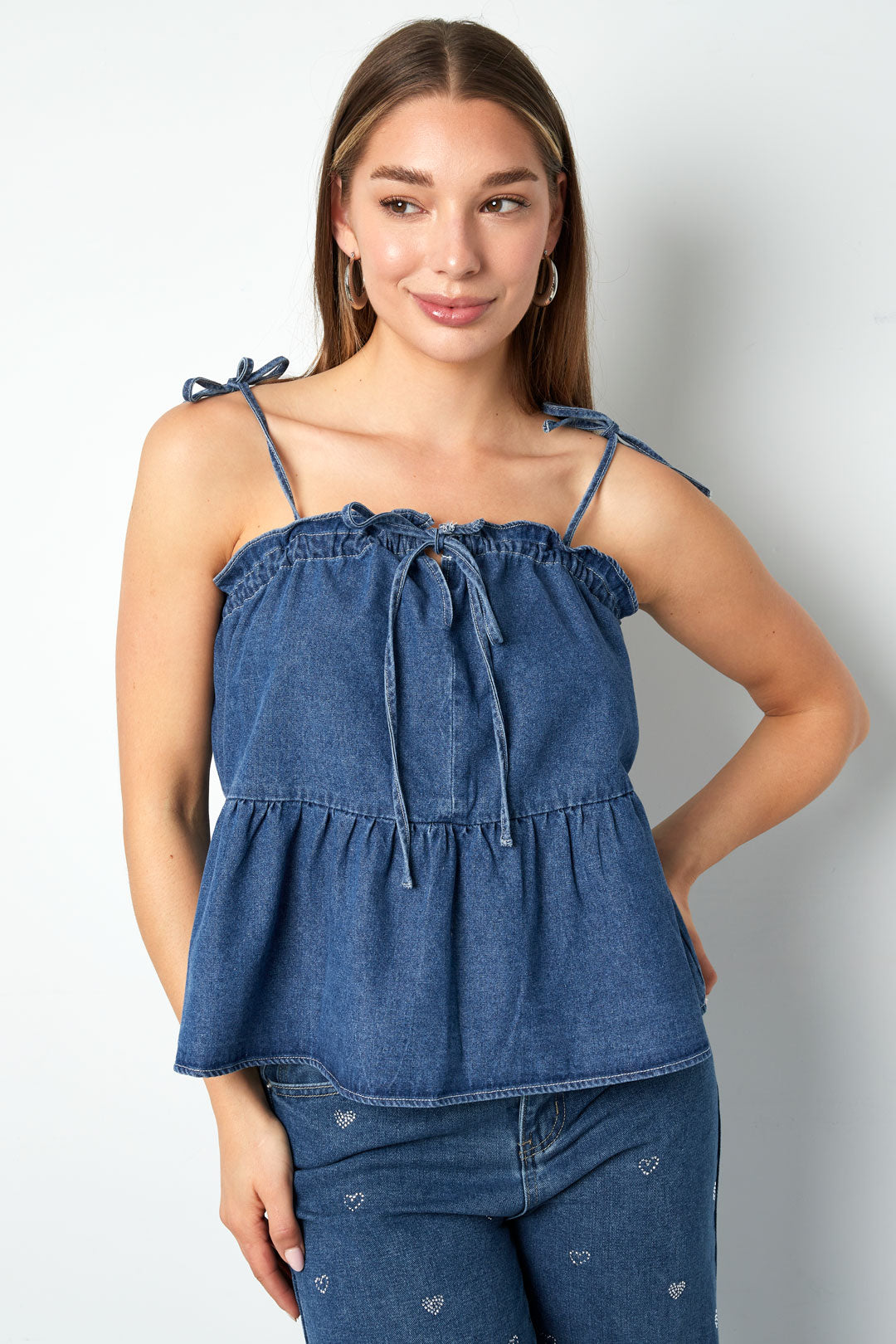 Top femme d'allure décontractée – bleu – photo 2