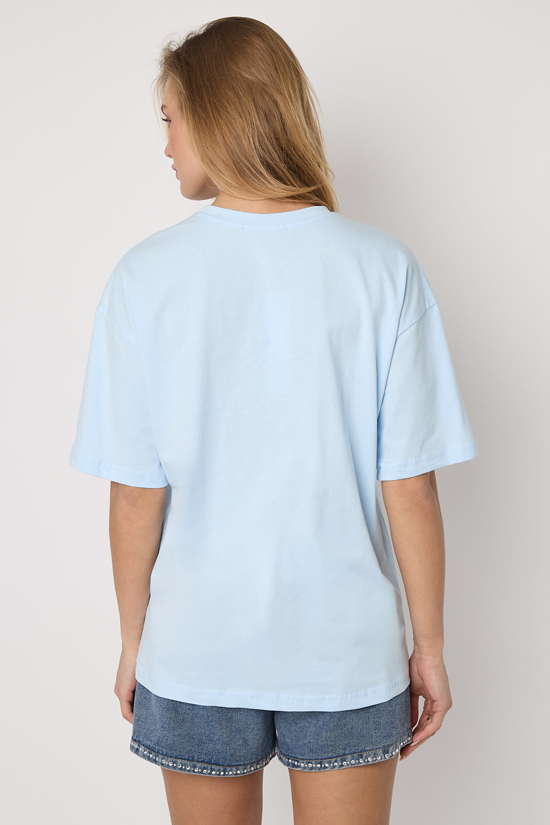 Tropisch bloemen T-shirt voor dames – productfoto 9