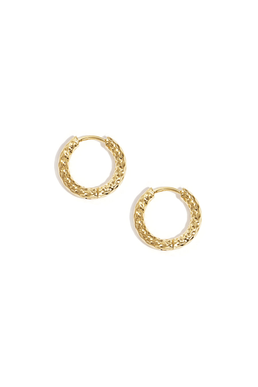 Boucles d'oreilles créoles pour femmes en acier inoxydable – doré et argenté