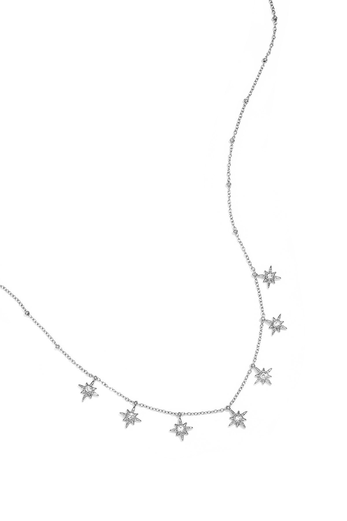 Collier pour femme avec pendentif étoile en acier inoxydable – couleur or