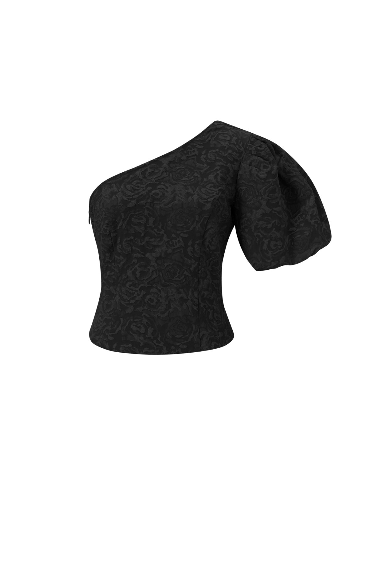 Haut asymétrique à imprimé floral pour femme