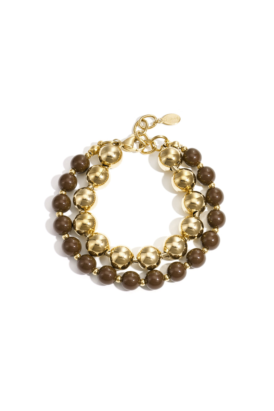 Bracelet de perles pour femmes en acier inoxydable – plusieurs coloris