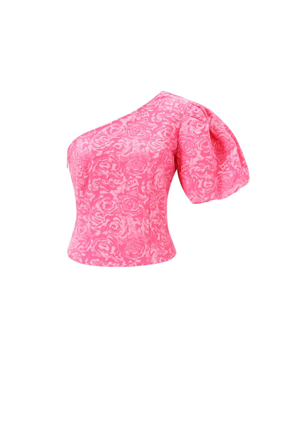 Haut asymétrique à imprimé floral pour femme
