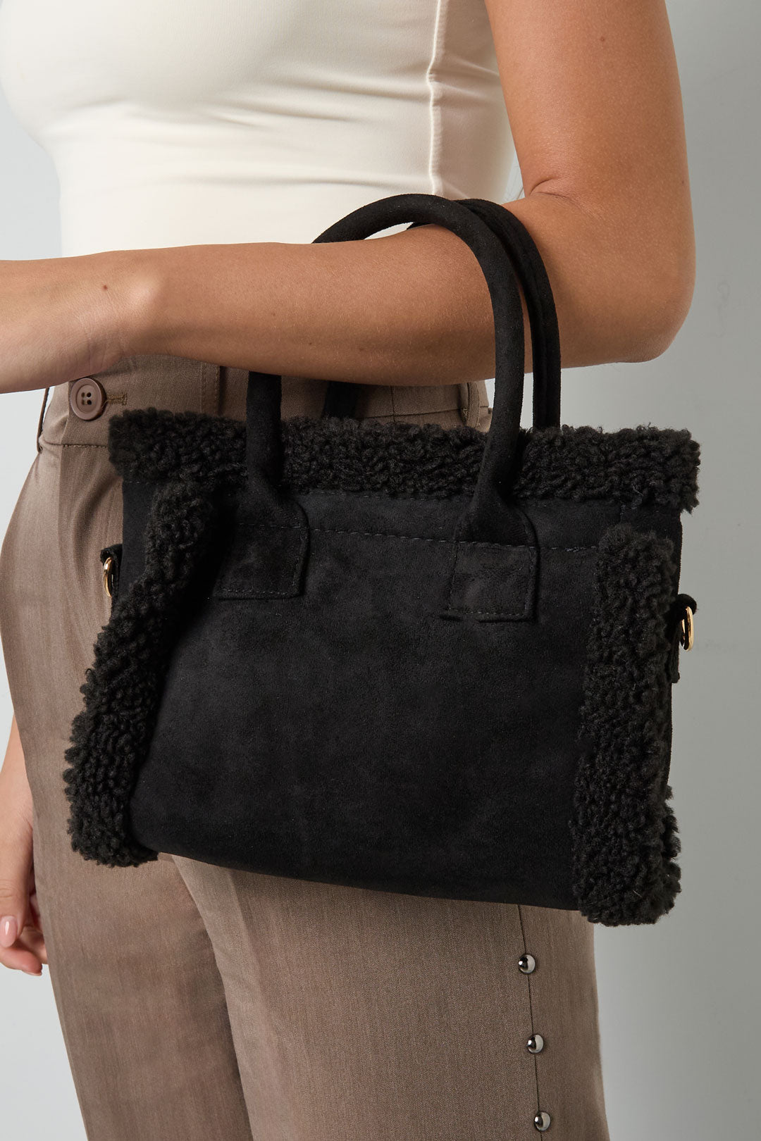 Women's 100% cotton shoulder bag – multiple colors – casual – image 3