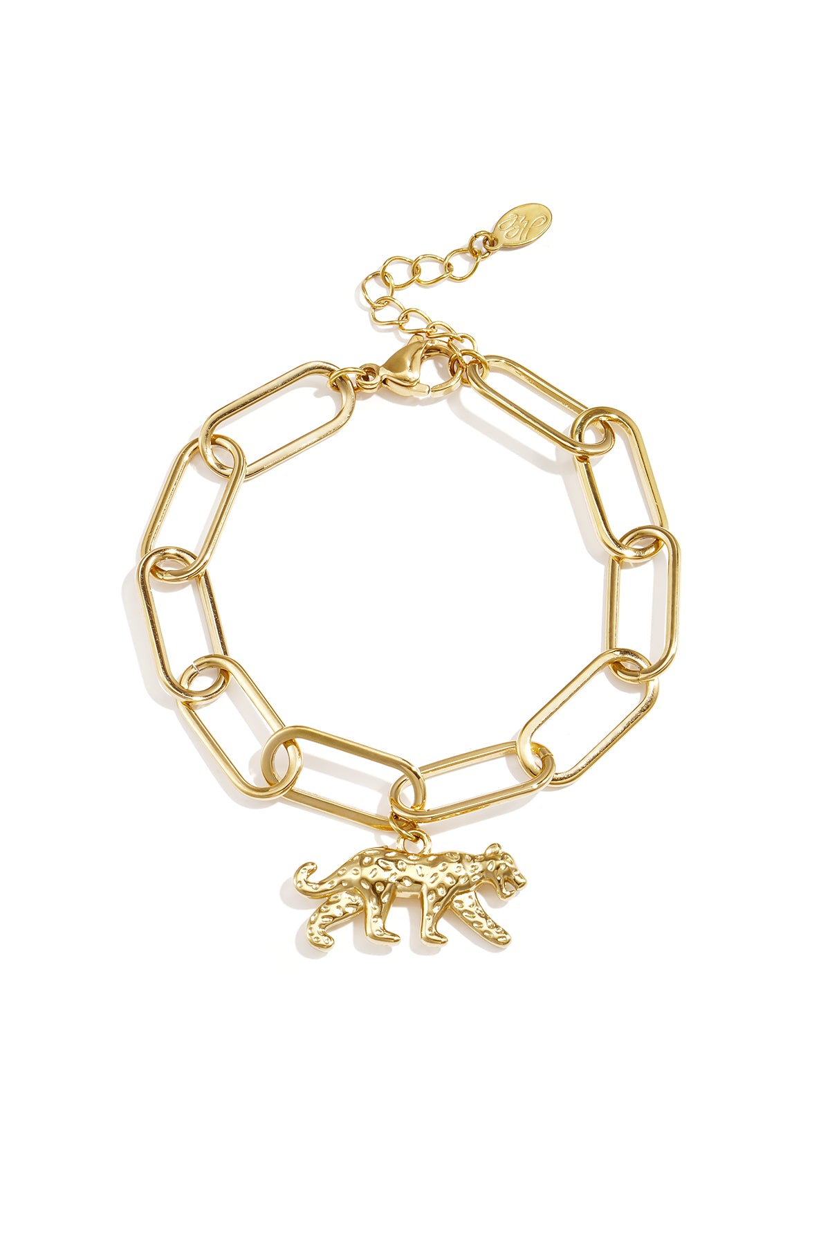 Stainless Steel Charm Bracelet for Women with Animal Motif – Gold-Toned and Silver-Toned