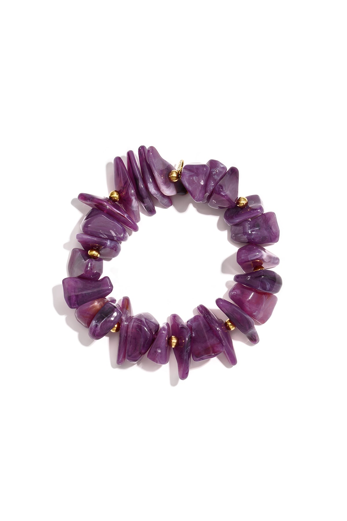 Beaded bracelet for women made of acrylic, stainless steel - multiple colors – image 11