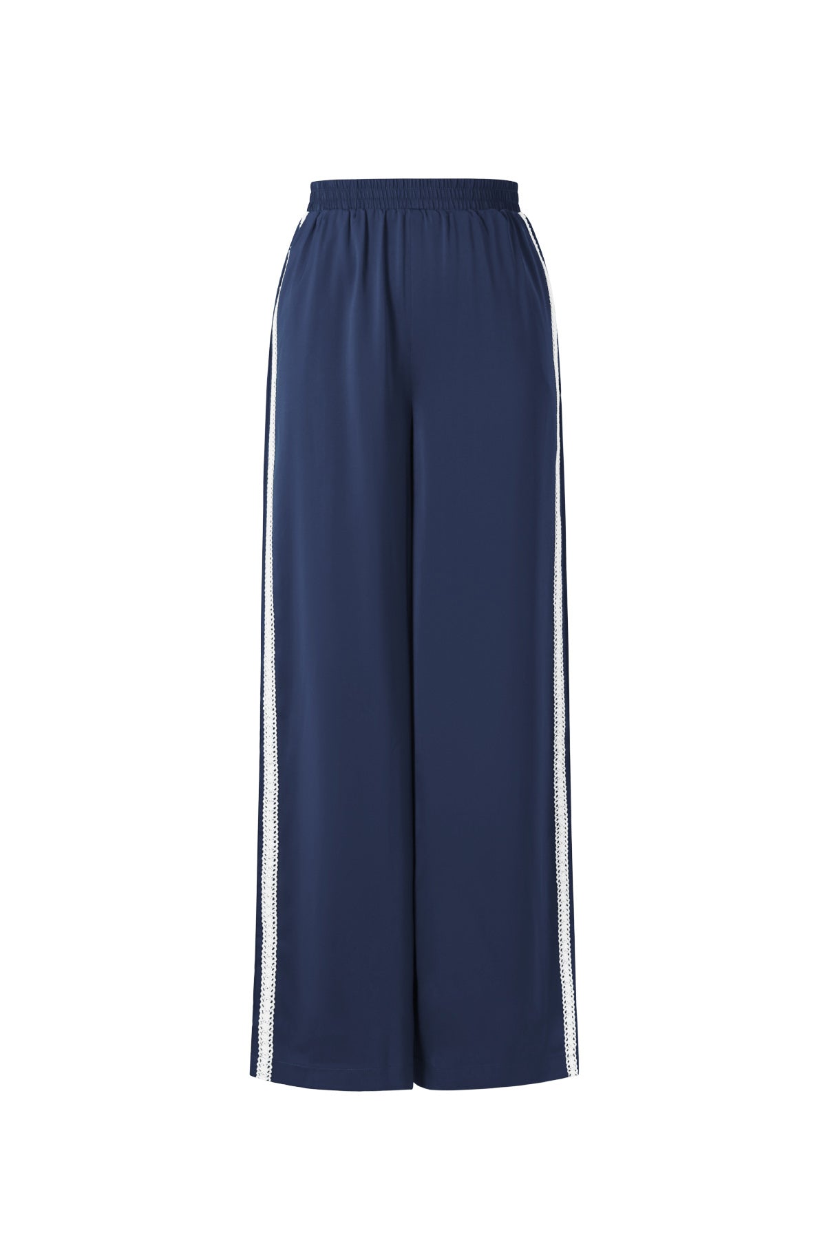 Dames sportieve broek met rechte pijpen en kleurcontrast – productfoto 10