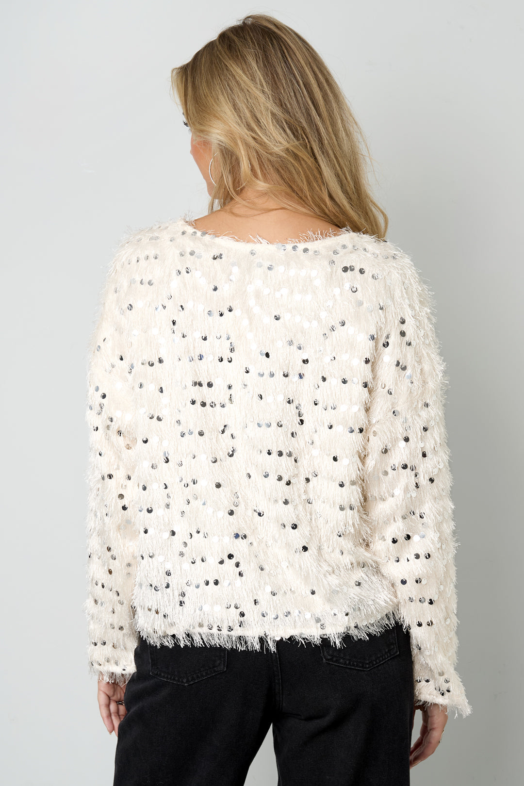 Haut à manches longues et sequins – photo 6