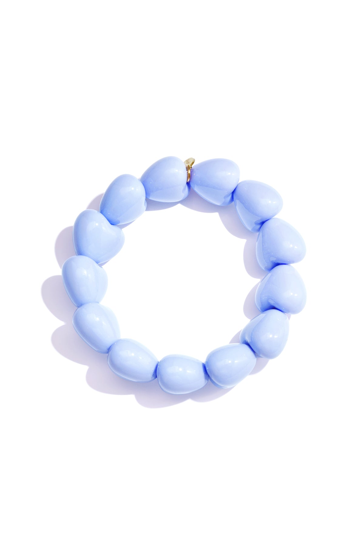Armbandje met 13 kleine hartjes