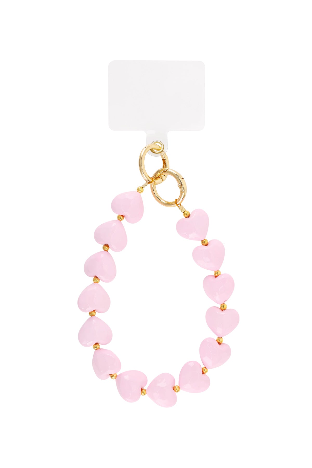 Cordon de téléphone en acrylique avec pendentif cœur – plusieurs couleurs – quotidien