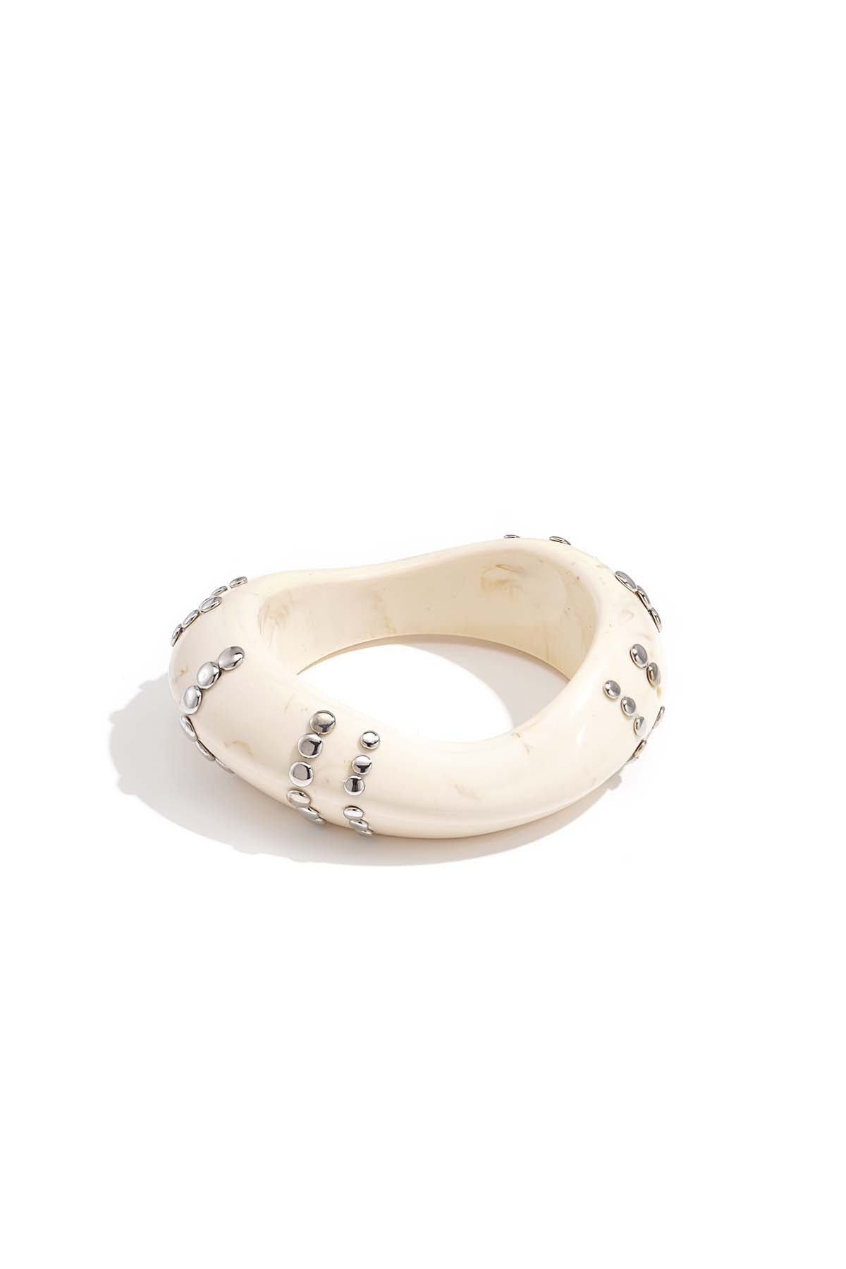 Women's round resin bangle - various colours
