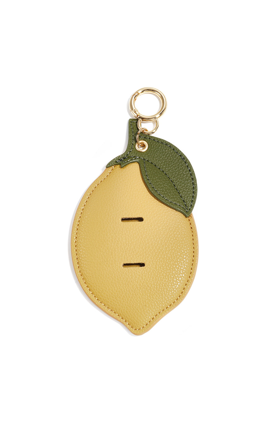 Sac bandoulière en PU avec motif fruits – jaune – décontracté pour tous les jours