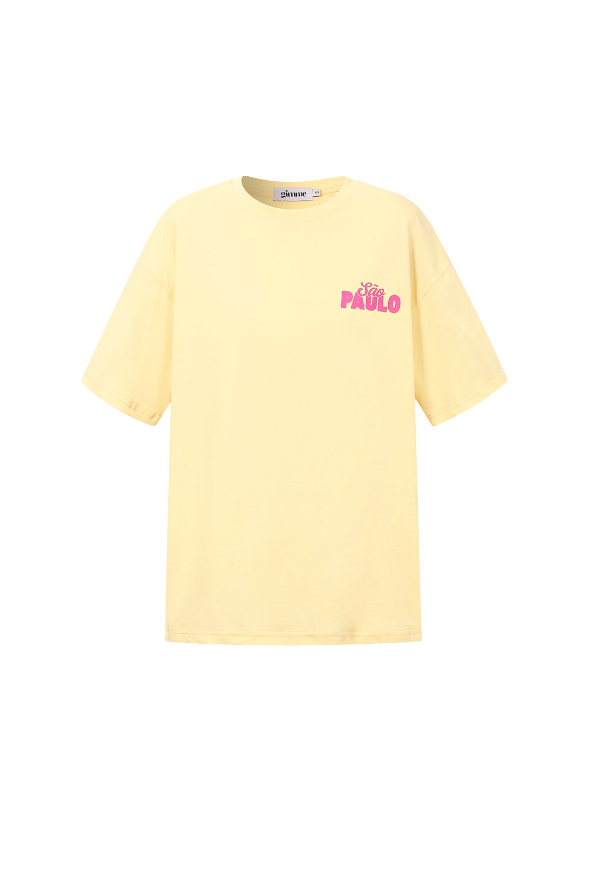 Dames T-shirt van katoen met São Paulo-opdruk