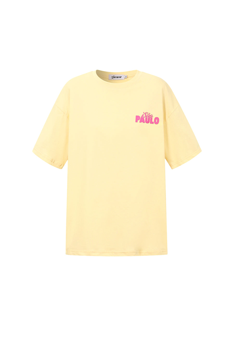 Dames T-shirt van katoen met São Paulo-opdruk