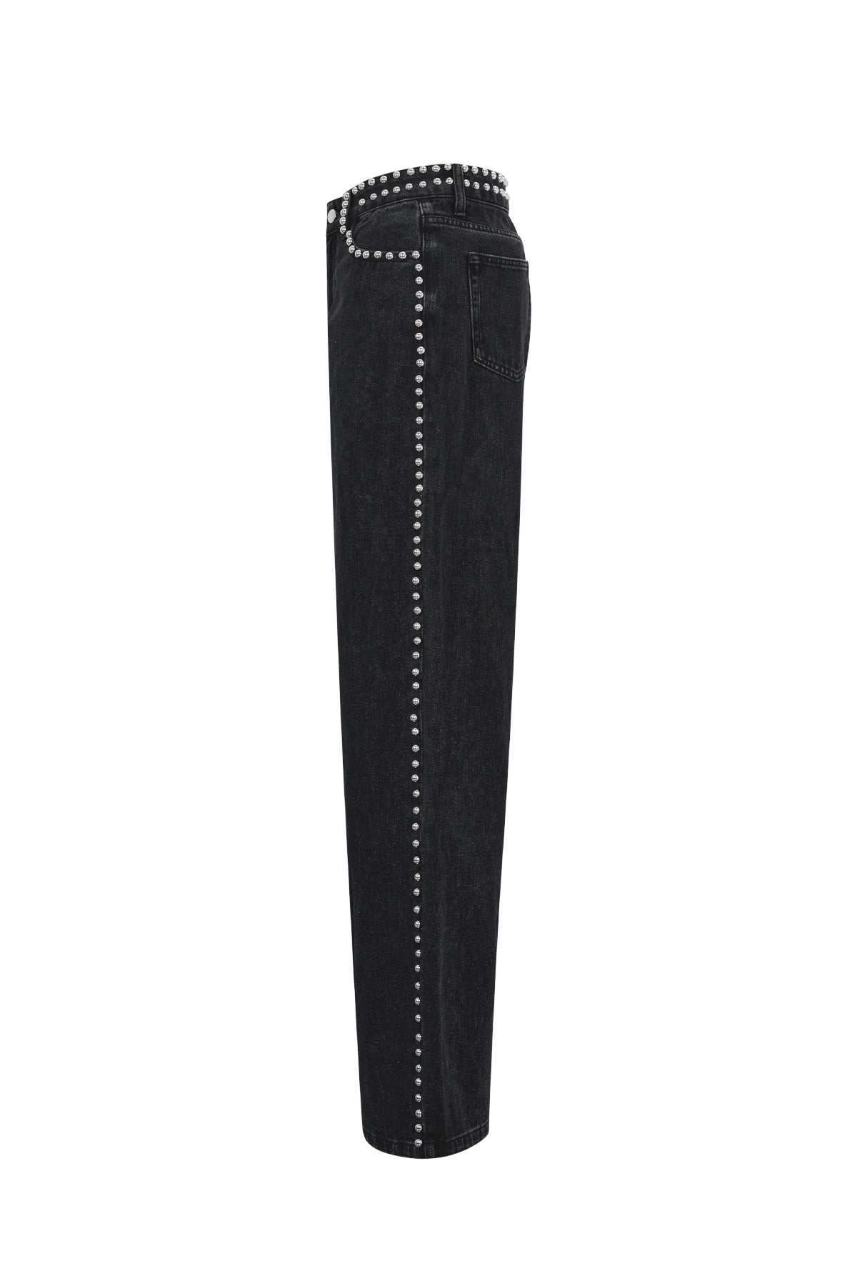 Jeans droite femme – noir – photo 9
