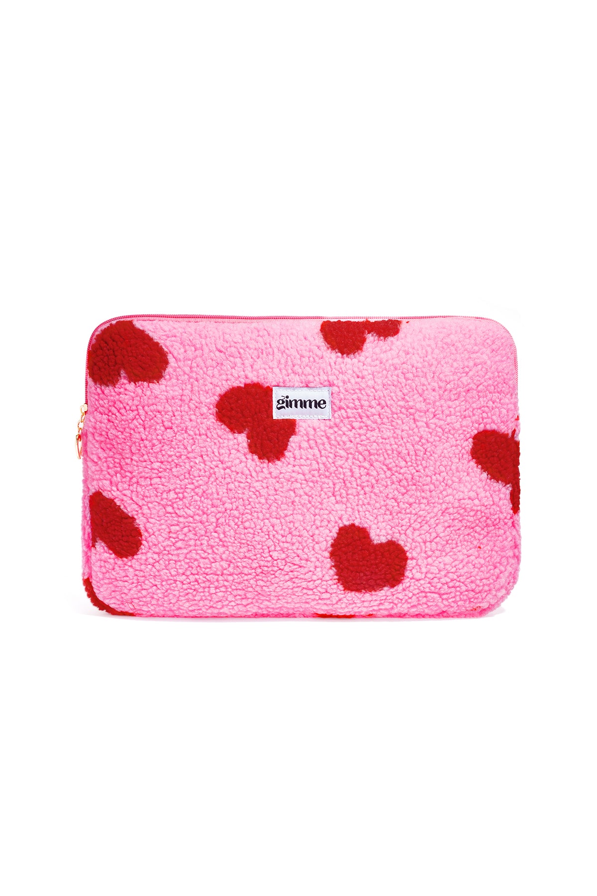Dames laptoptas van polyester met hart voor 13 inch