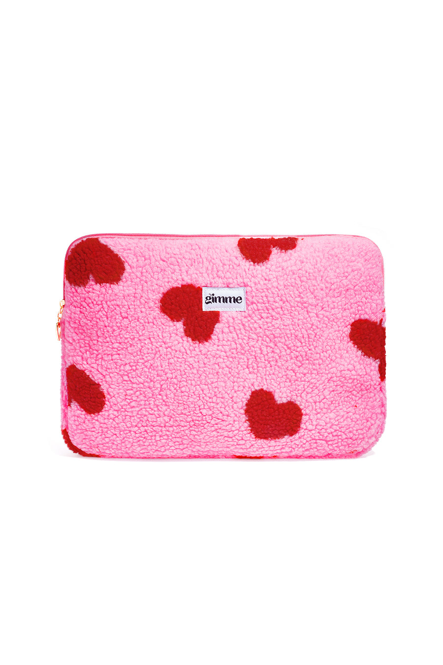 Dames laptoptas van polyester met hart voor 13 inch