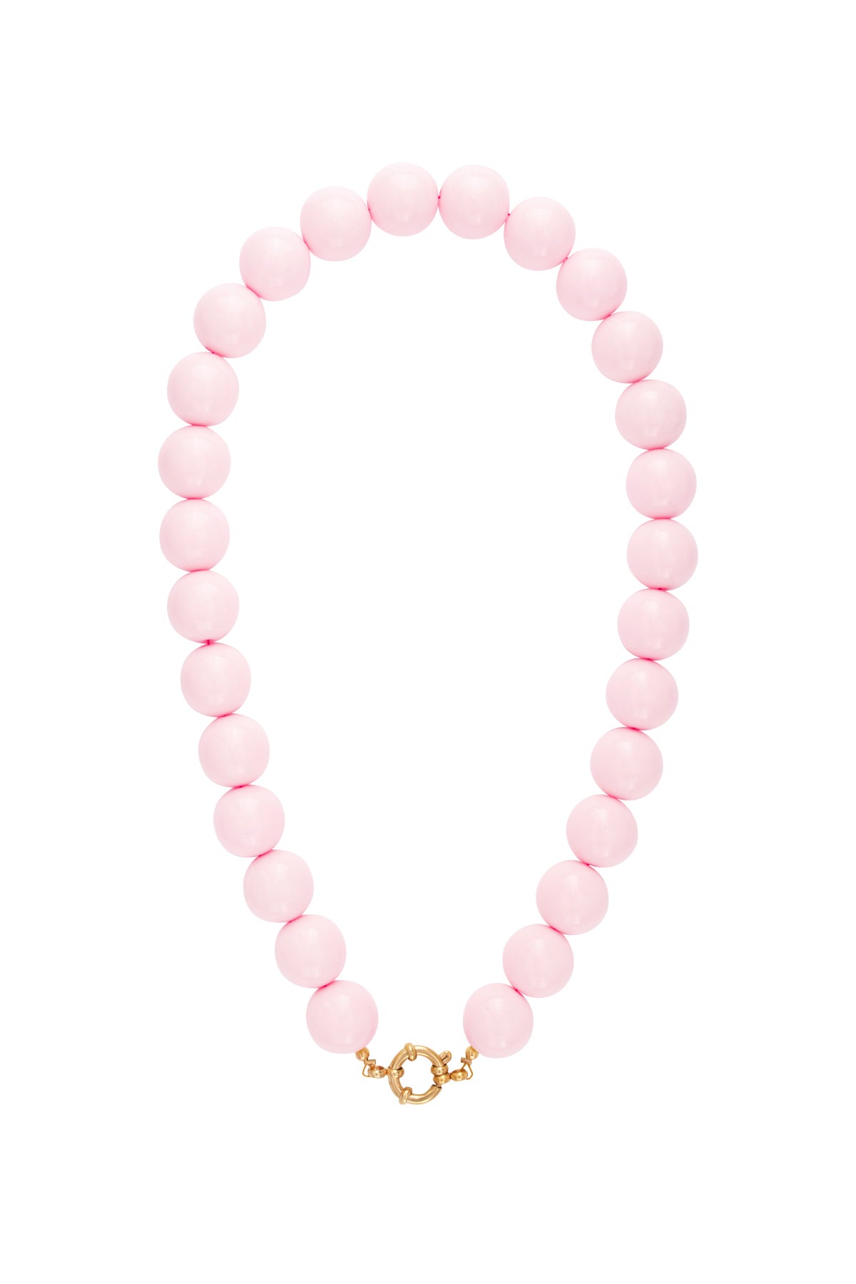 Collier de perles en résine pour femme – multicolore – créatif