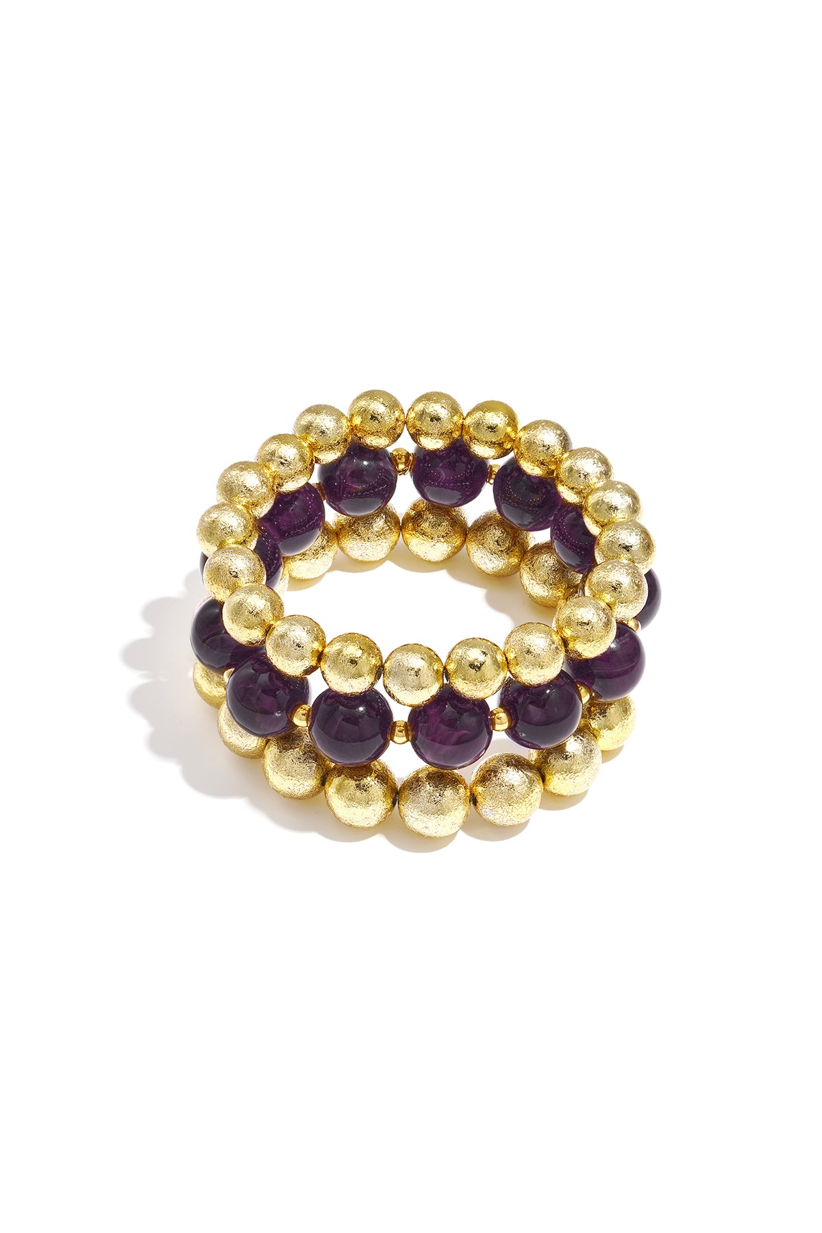 Bracelet perles en acrylique pour femmes – multicolore – décontracté