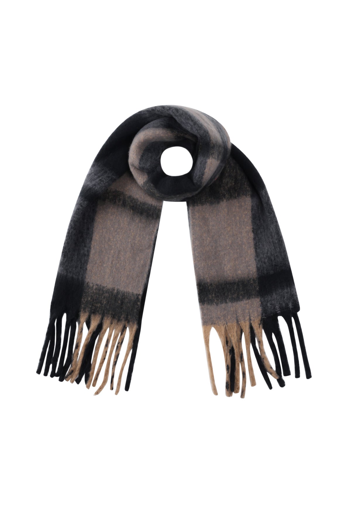 Écharpe d'hiver 100 % polyester pour femme à motif écossais – plusieurs coloris