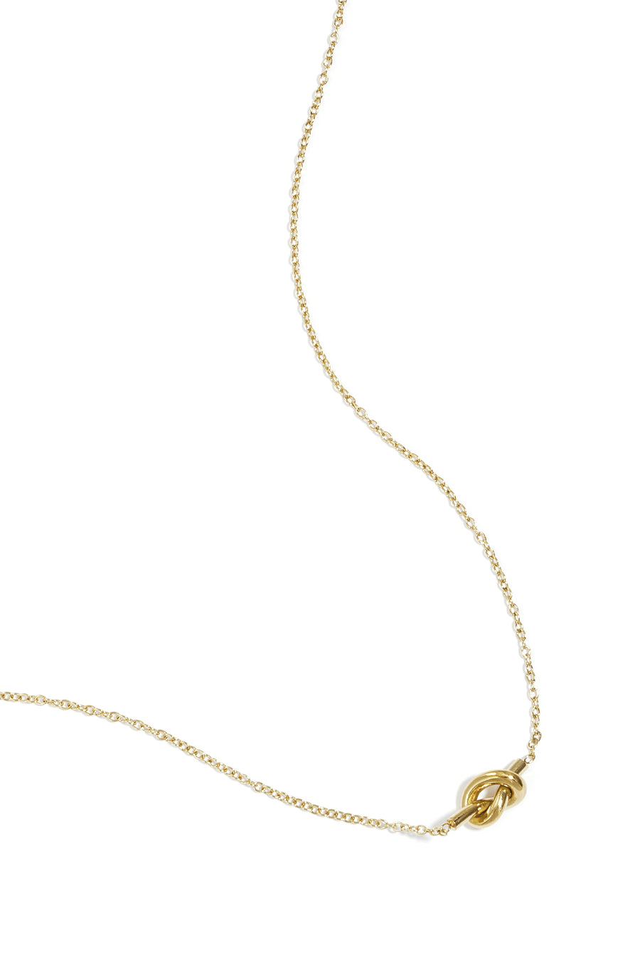 Collier femme en acier inoxydable avec pendentif de forme organique – couleur or
