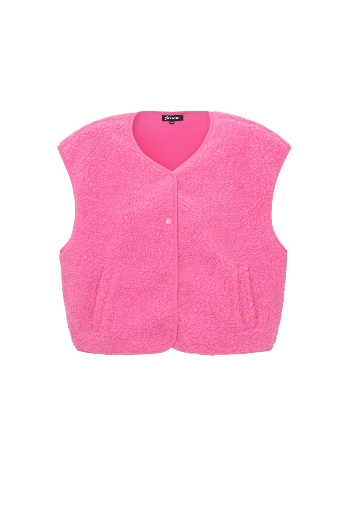 Women's waistcoat with round neck and slim fit – image 20