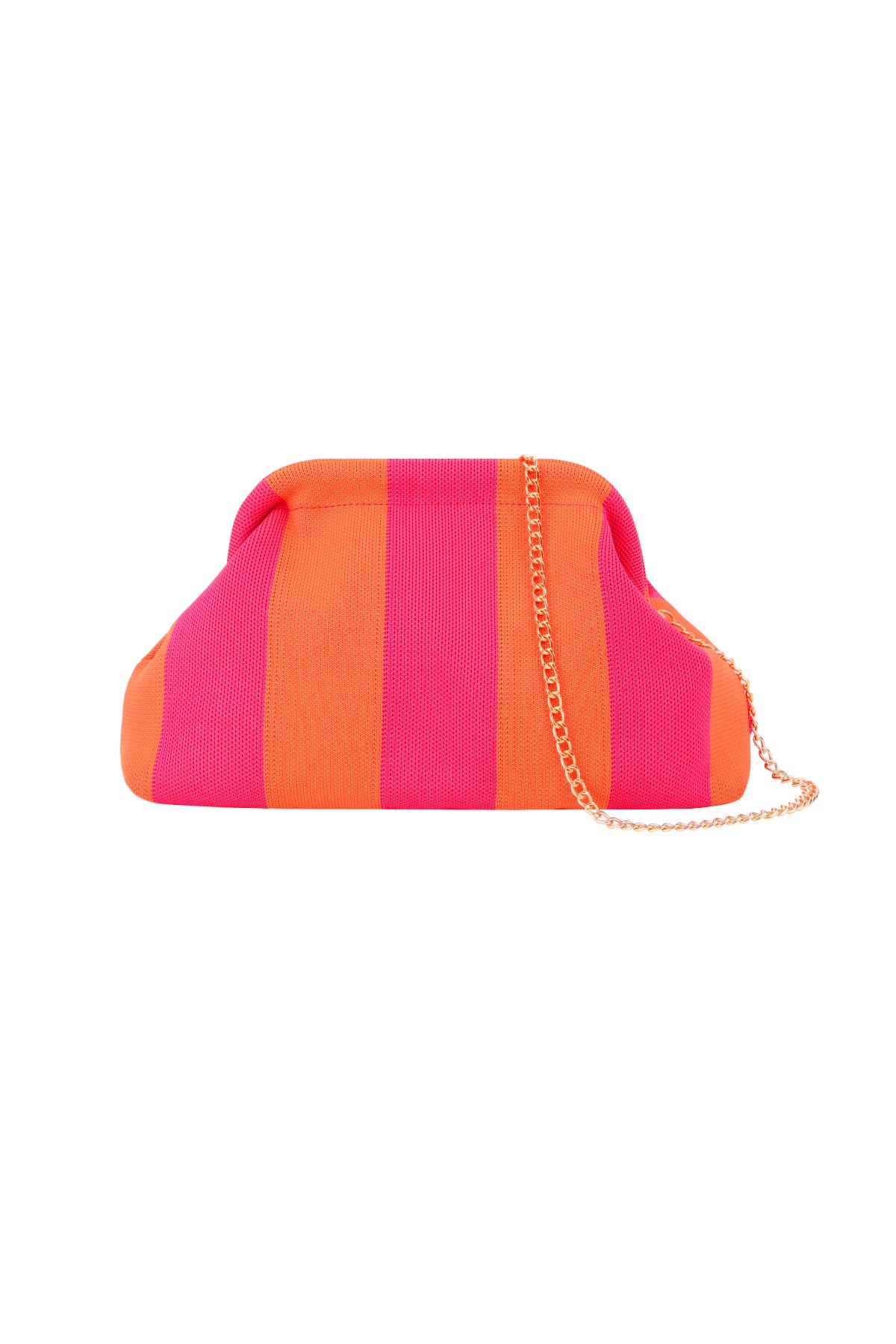 Sac bandoulière pour femme 100 % polyester, à rayures, avec détail tressé et dessus ouvert
