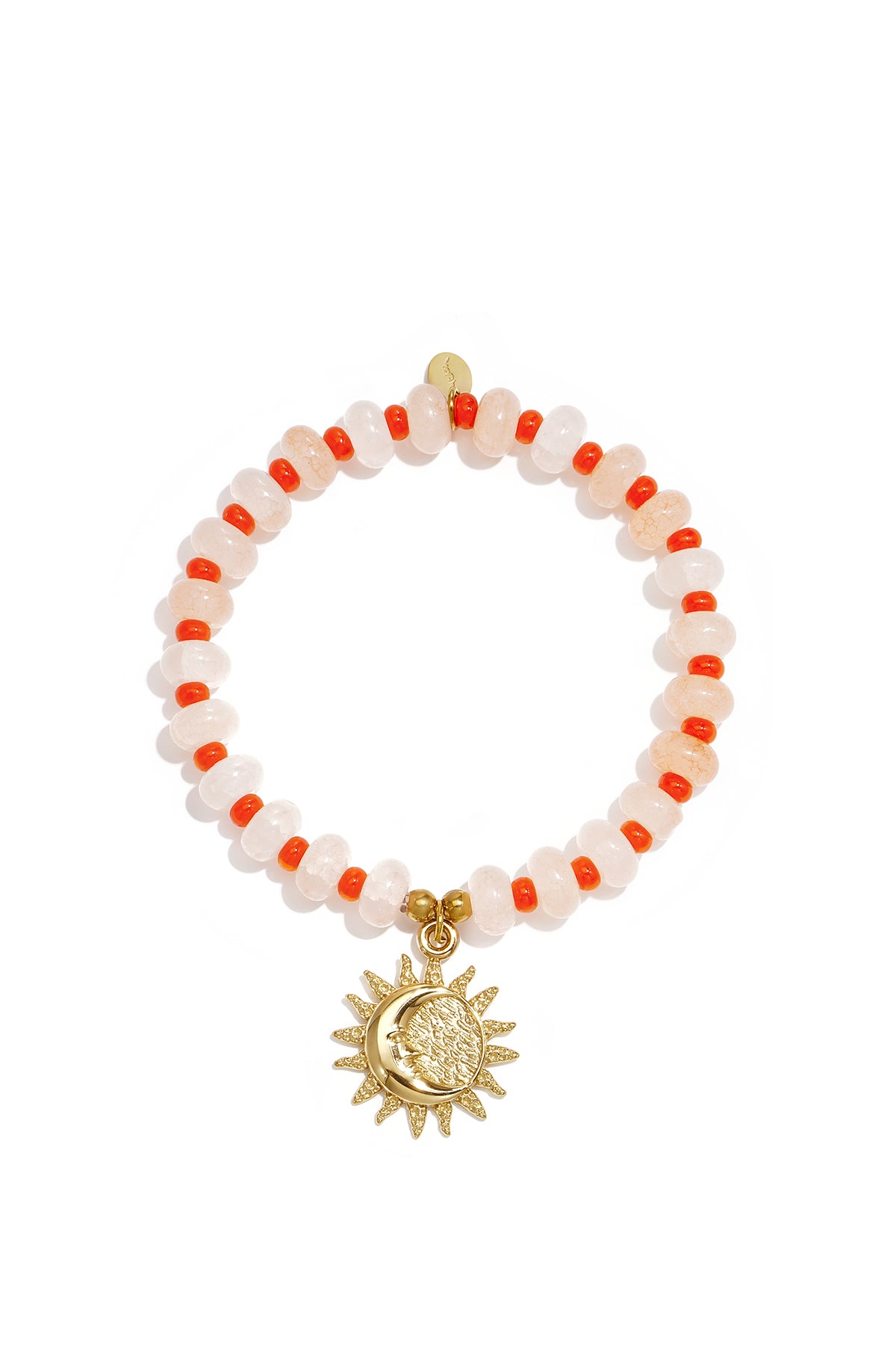 Bracelet de perles pour femmes en acier inoxydable, verre à motif floral et cœur – plusieurs couleurs