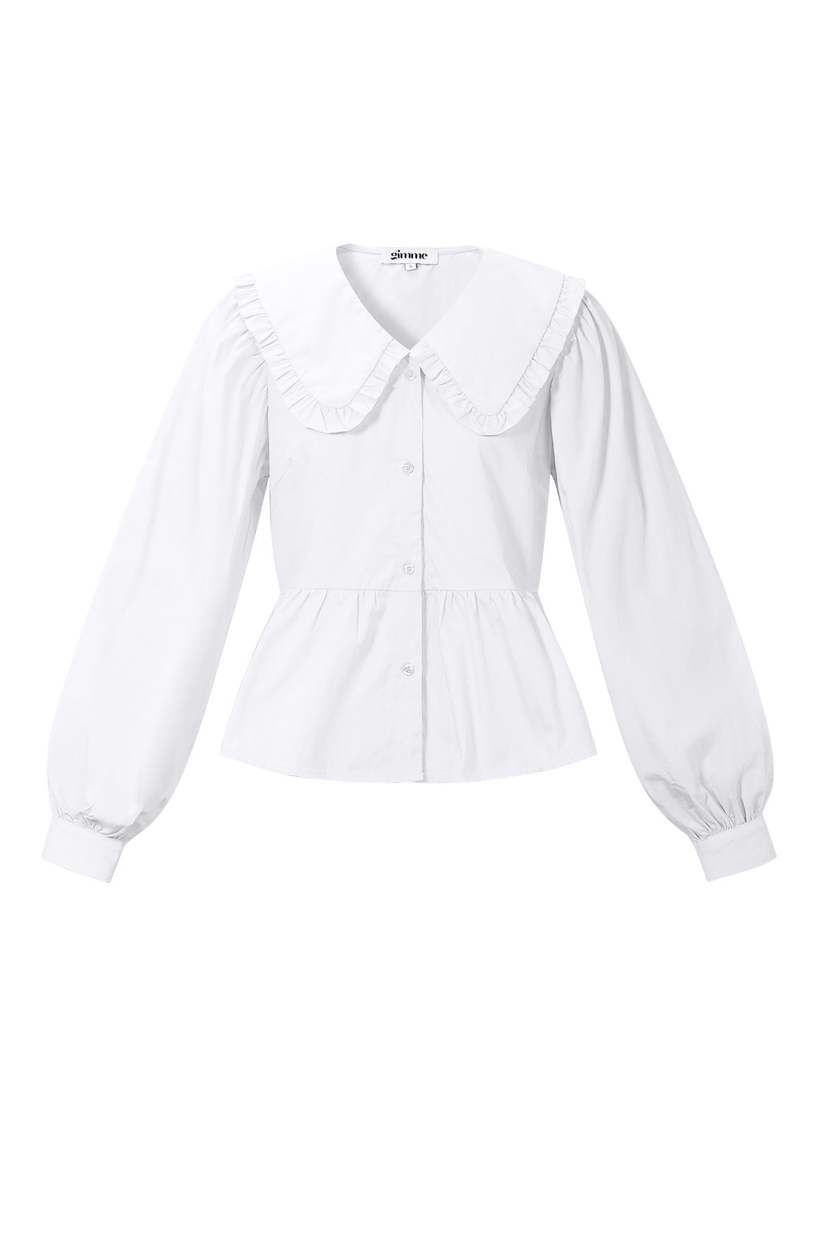 Dames casual blouse van geweven katoen in drie kleuren – productfoto 10