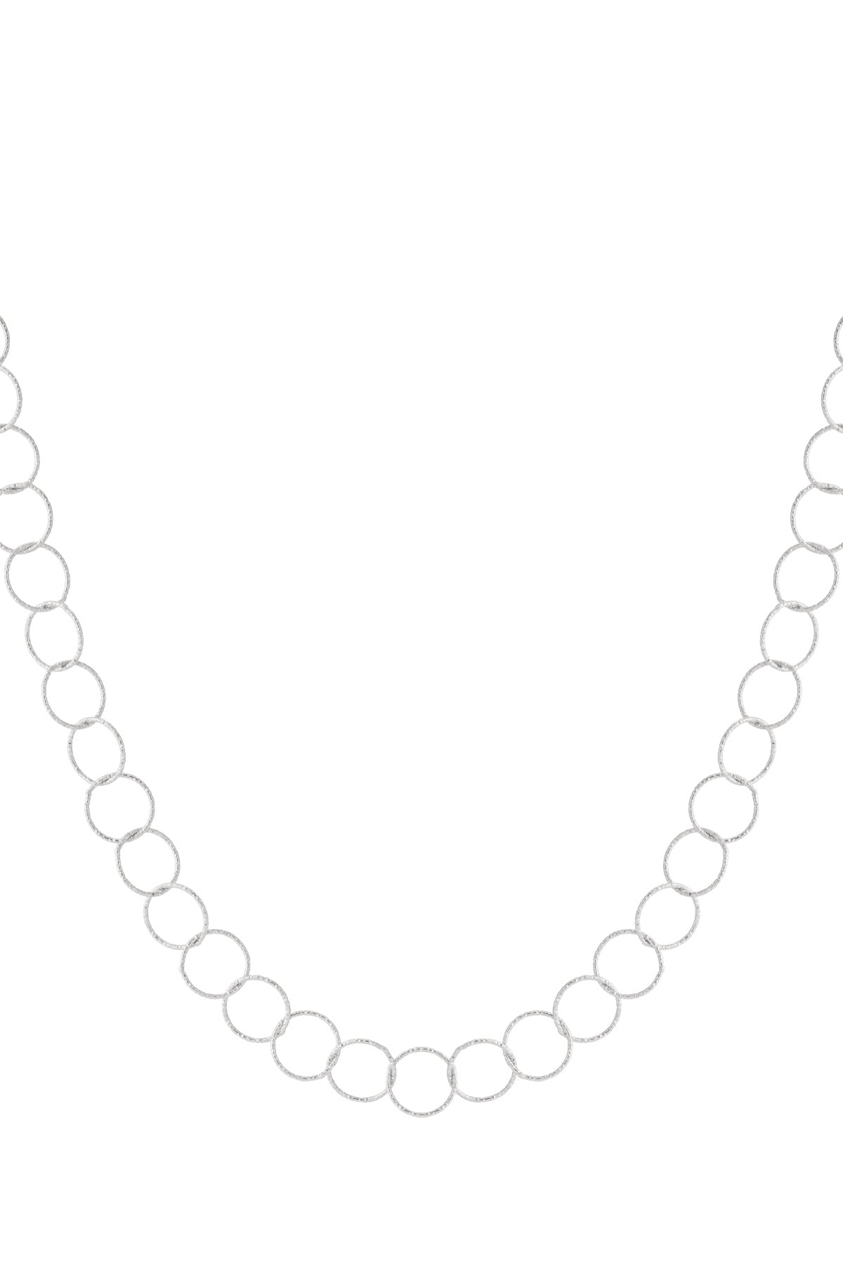 Collier chaîne pour femmes en acier inoxydable 304 avec détails maillons – couleur or