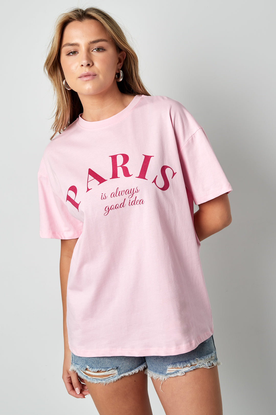 T-shirt pour femme avec texte imprimé – photo 2